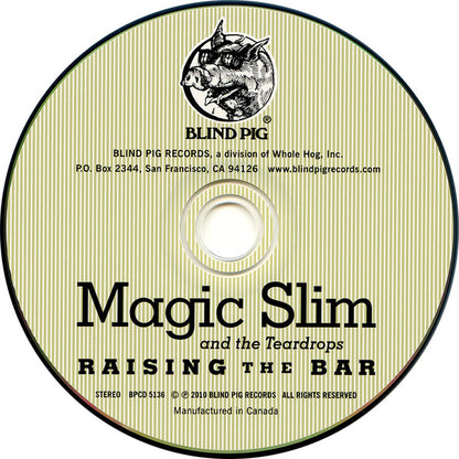 Magic Slim & The Teardrops : Raising The Bar (CD, Album)
