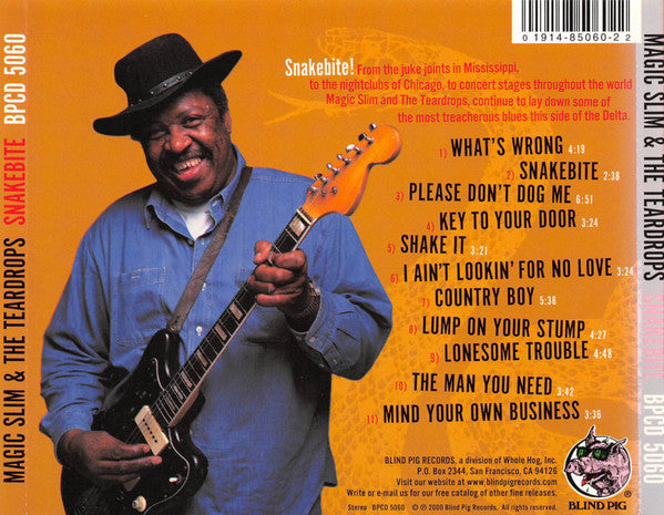 Magic Slim And The Teardrops* : Snakebite (CD, Album)