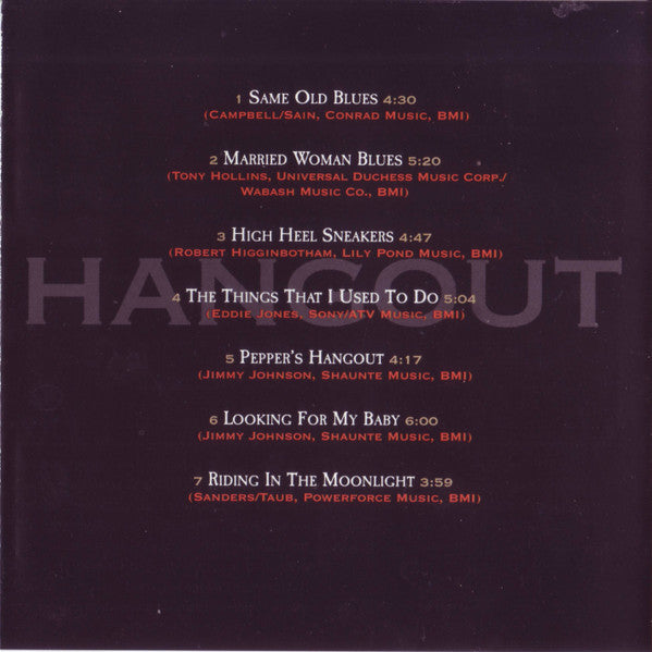 Jimmy Johnson (8) : Pepper's Hangout (CD, Album)
