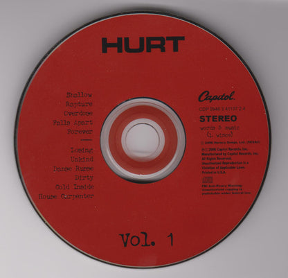 Hurt (2) : Vol. 1 (CD, Album)