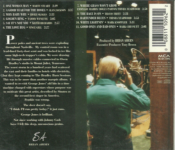 George Jones (2) : The Bradley Barn Sessions (CD, Album)
