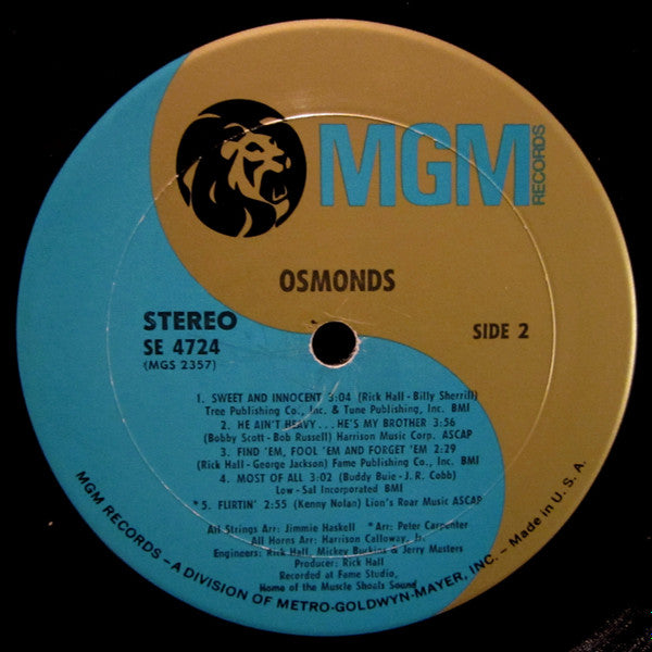 Osmonds* : Osmonds (LP, Album, Wad)