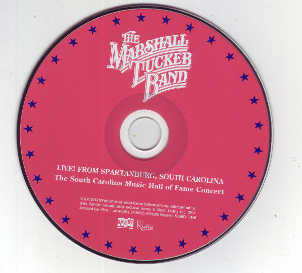 The Marshall Tucker Band : Live! From Spartanburg, South Carolina - The South Carolina Music Hall Of Fame Concert (CD)