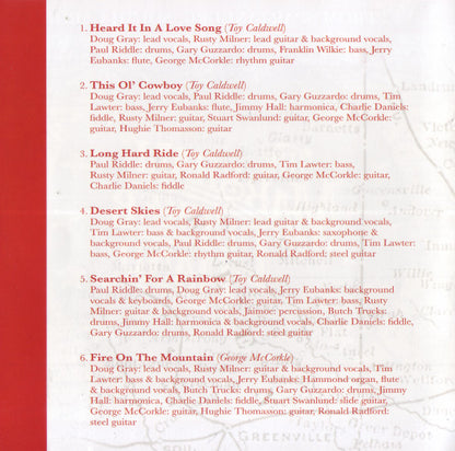 The Marshall Tucker Band : Live! From Spartanburg, South Carolina - The South Carolina Music Hall Of Fame Concert (CD)