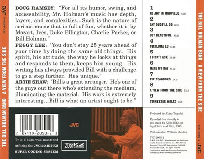 The Bill Holman Band : A View From The Side (CD, Album)