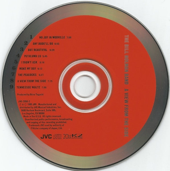The Bill Holman Band : A View From The Side (CD, Album)