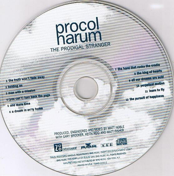 Procol Harum : The Prodigal Stranger (CD, Album)