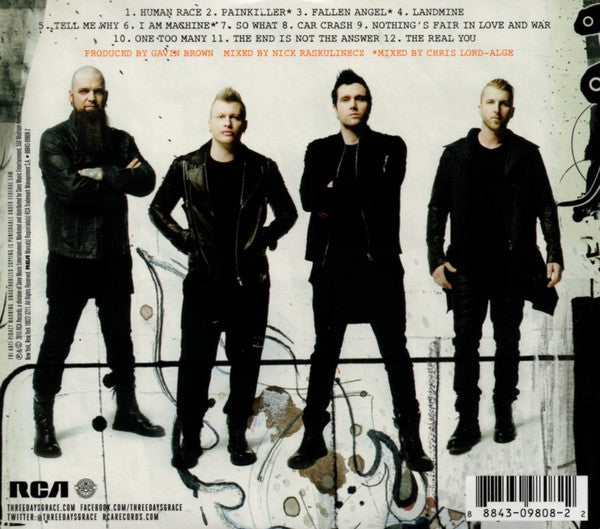 Three Days Grace : Human (CD, Album)