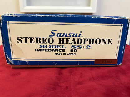 Sansui SS-2 Stereo Headphones w/Box