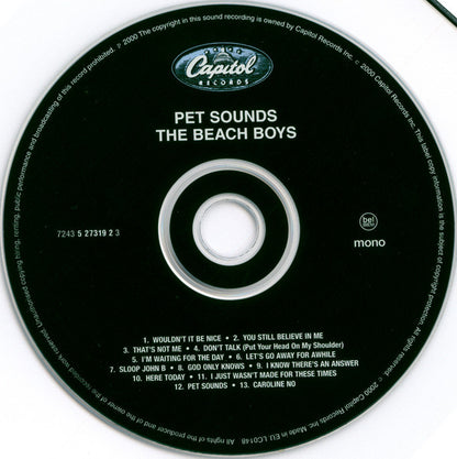 The Beach Boys : Pet Sounds (HDCD, Album, Mono, RE, RM, EMI)
