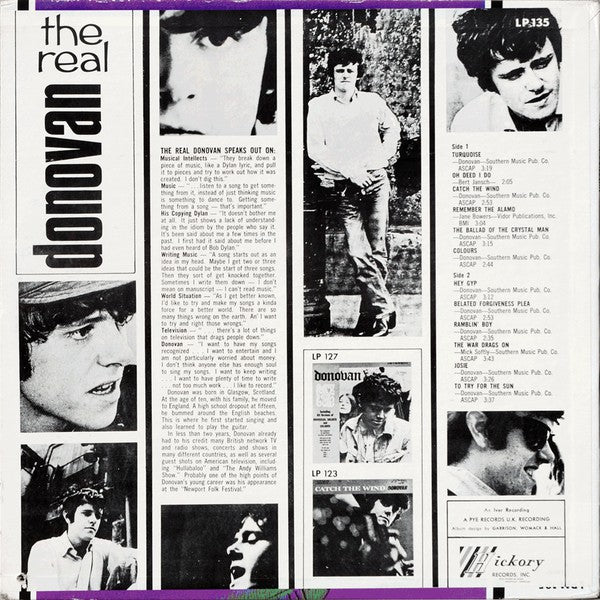 Donovan : The Real Donovan (LP, Comp)