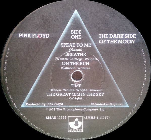 Pink Floyd : The Dark Side Of The Moon (LP, Album, RE, Win)
