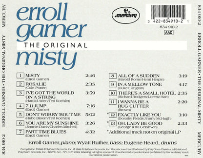 Erroll Garner : The Original Misty (CD, Comp)