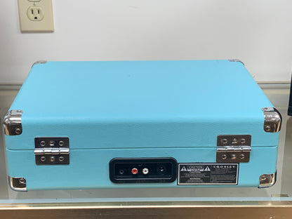 Crosley Cruiser Plus Portable Vinyl Record Player Bluetooth Turntable Blue