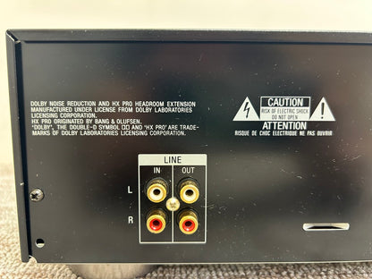 Sony TC-RX606ES Single Cassette Deck * ES Line * Fully Serviced * New Belts * Box
