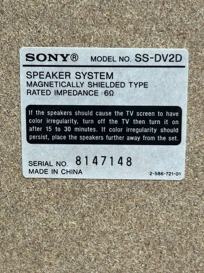 Sony HCD-CP1 CD Deck Receiver * CD - Radio - Cassette - Speakers - Remote