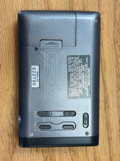 Sony Walkman MZ-E40 Mega Bass Minidisc Player Bundled w/ 3 MiniDiscs