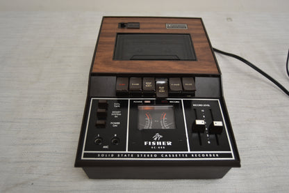 Fisher RC-808 Single Cassette Deck * Fully Serviced * New Belts