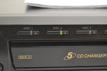 Sony RCD-W500C Cd Changer and Cd Recorder * Remote * Fully Serviced * New Belts * Manual