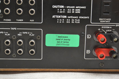Sansui A-80 Integrated Amplifier * 65W RMS * Fully Serviced * 2 of 2
