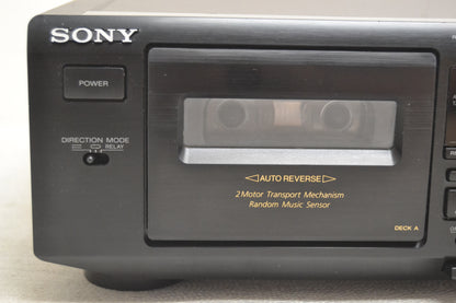 Sony TC-WE605S Double Cassette Deck * Fully Serviced * New Belts