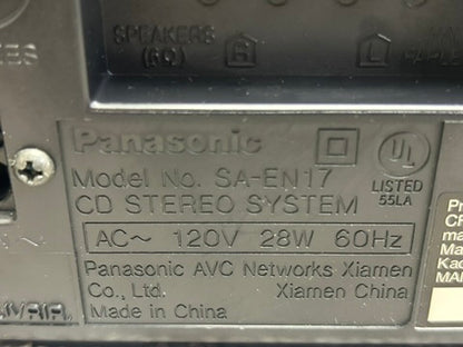 Panasonic SA-EN17 CD, MP3, Radio,  RW Playback Player w/ Optimus Speakers *REMOTE*
