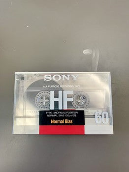 Sony HF normal bias 60min cassette