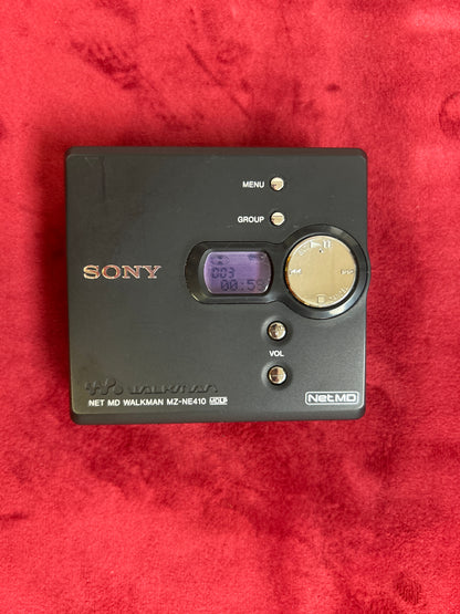 Sony Walkman MZ-NE410 MDLP Minidisc Recorder Player Bundled w/ 3 MiniDiscs