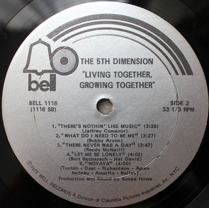 The Fifth Dimension : Living Together, Growing Together (LP)