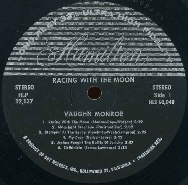 Vaughn Monroe : Racing With The Moon (LP, Comp)