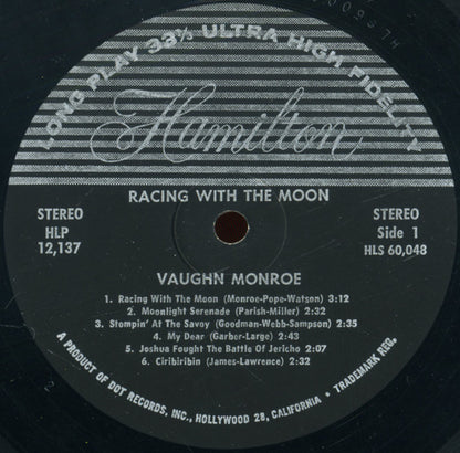 Vaughn Monroe : Racing With The Moon (LP, Comp)