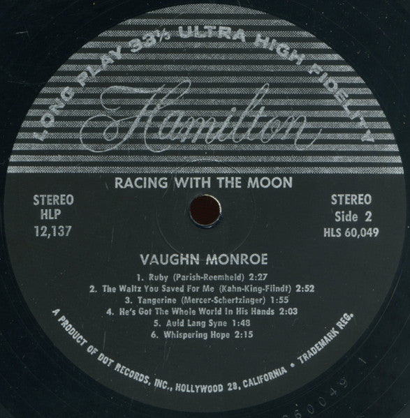 Vaughn Monroe : Racing With The Moon (LP, Comp)