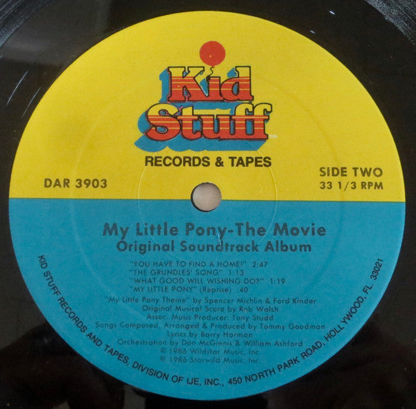 My Little Pony (2) : My Little Pony - The Movie  (LP, Album)