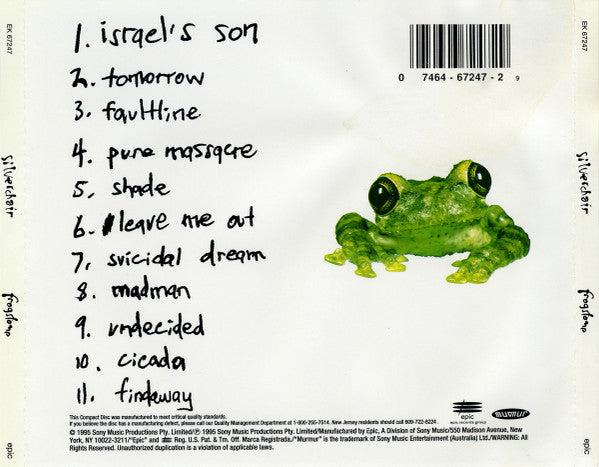Silverchair : Frogstomp (CD, Album, Son)