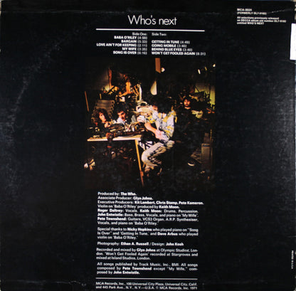 The Who : Who's Next (LP, Album, RE, Pin)