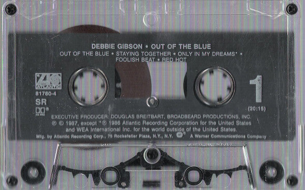 Debbie Gibson : Out Of The Blue (Cass, Album, SR,)