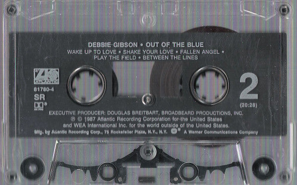 Debbie Gibson : Out Of The Blue (Cass, Album, SR,)