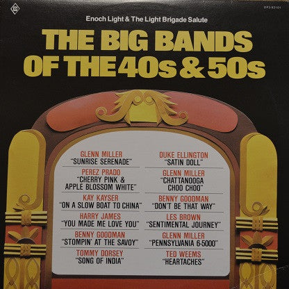 Enoch Light And The Light Brigade : Enoch Light And The Light Brigade Salute The Big Bands Of The 40s & 50s (LP, Album)