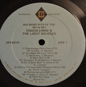 Enoch Light And The Light Brigade : Enoch Light And The Light Brigade Salute The Big Bands Of The 40s & 50s (LP, Album)
