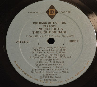Enoch Light And The Light Brigade : Enoch Light And The Light Brigade Salute The Big Bands Of The 40s & 50s (LP, Album)