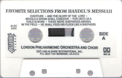 George Frederick Handel*, The London Philharmonic Orchestra*, Walter Susskind, The London Philharmonic Choir*, Frederick Jackson : Favorite Selections From Handel's Messiah (Cass, Comp)