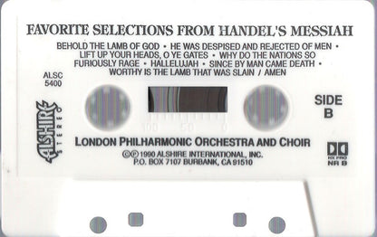 George Frederick Handel*, The London Philharmonic Orchestra*, Walter Susskind, The London Philharmonic Choir*, Frederick Jackson : Favorite Selections From Handel's Messiah (Cass, Comp)