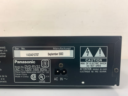 Panasonic RV-32 DVD/CD Player