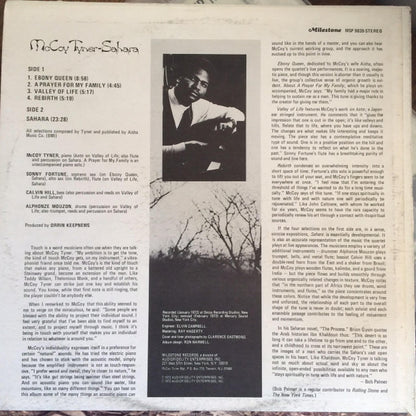 McCoy Tyner : Sahara (LP, Album, Son)