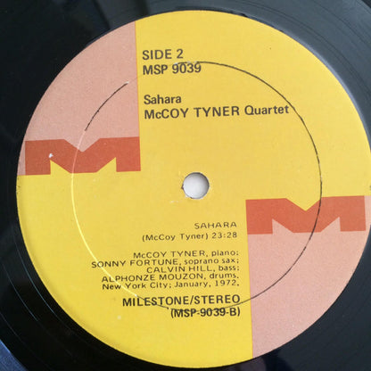 McCoy Tyner : Sahara (LP, Album, Son)