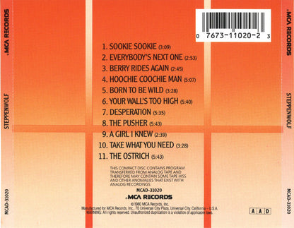 Steppenwolf : Steppenwolf (CD, Album, RE)