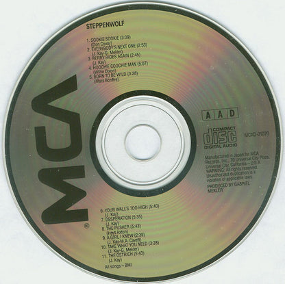 Steppenwolf : Steppenwolf (CD, Album, RE)