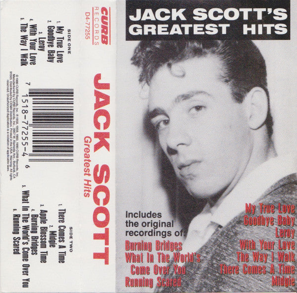Jack Scott : Jack Scott's Greatest Hits (Cass, Comp)