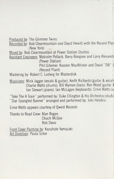 The Rolling Stones : Still Life (American Concert 1981) (Cass, Album, RE)