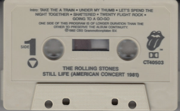 The Rolling Stones : Still Life (American Concert 1981) (Cass, Album, RE)